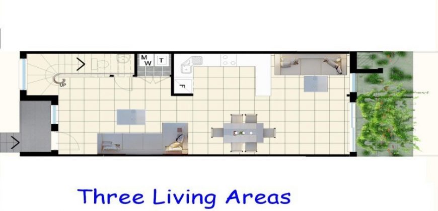 Three bedrooms Brand New Townhouse with ensuite to main – off plan sale