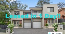 Leased in 1 Day!! North Facing 4 Bedroom Plus 1 Study Duplex in Carlingford West Catchment