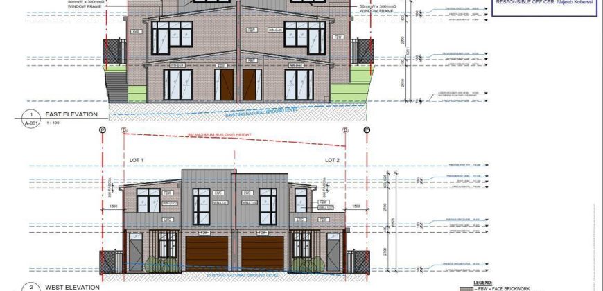 DA Approved Duplex site 968 sqm 20m Frontage.