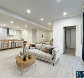 North Aspect, Designer One Bedroom + Study Apartment in Coveted Riverside Precinct