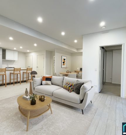 North Aspect, Designer One Bedroom + Study Apartment in Coveted Riverside Precinct