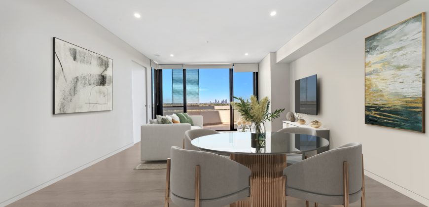 Stylish Two-Bedroom Residence with Panoramic Parramatta CBA Views