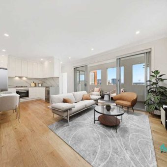 Top-Floor Apartment with Bright Interiors and Scenic District Views