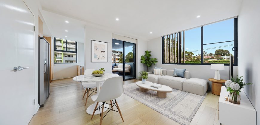 Sunlit Corner Apartment in a Peaceful yet Convenient Hornsby Location