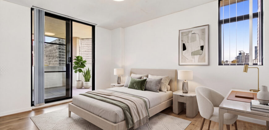 Solid Double Brick Living with Bay Outlooks